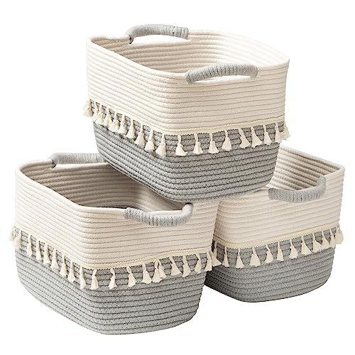 Storage Basket 3 Pack for Organizing (3 Count)