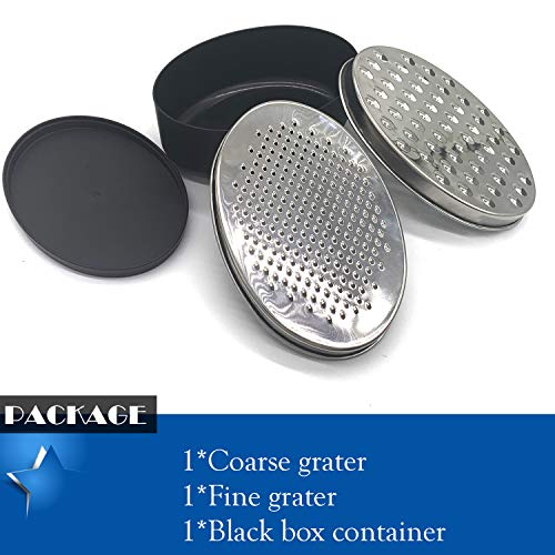 Cheese Grater Citrus Lemon Zester with Food Storage Container & Lid
