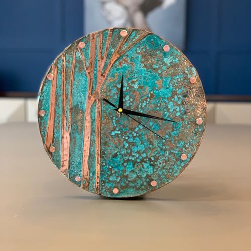 Handmade Copper Wall Clock Artisan Touch in Every Piece