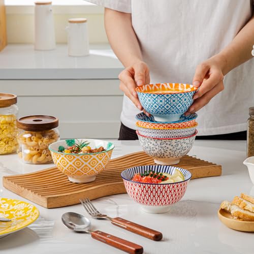 12 Oz Ceramic Small Dessert Bowls Set of 6 (6 Count)