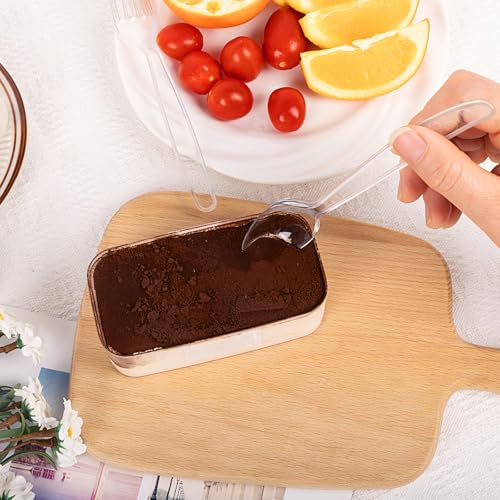 3000 Count Clear Plastic Spoons Heavy Duty