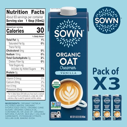 Organic Oat Creamer Vanilla (96 Fl Oz)