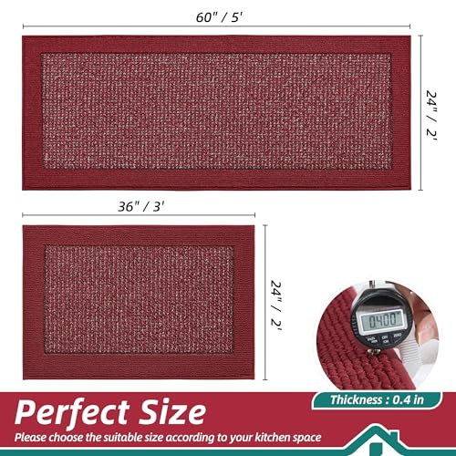 Kitchen Rugs Set of 2 (32 Sq Ft)