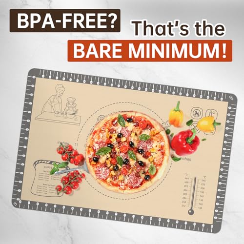 Silicone Macaron Baking Mat with 10 Easy Recipes