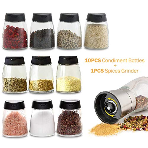 Glass Spice Jars (11 Count)