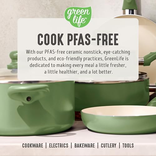 2QT Ceramic Nonstick Saucepan with Lid