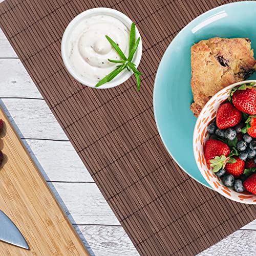 12 Pack Bamboo Placemats (12 Count)