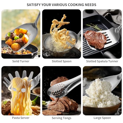 304 Stainlss Steel Kitchen Utensils Set (12 Count)
