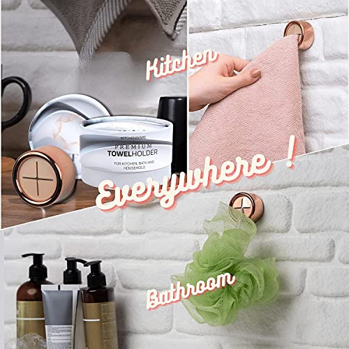 Towel Hooks Dish & Hand Towel Holder (8 Count)