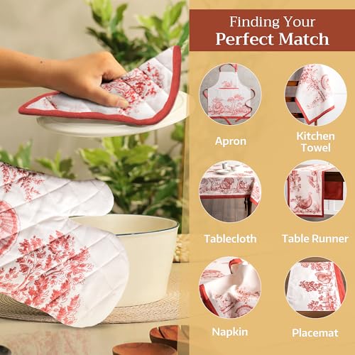 Maison d'Hermine Oven Gloves 100% Cotton Oven Mitt