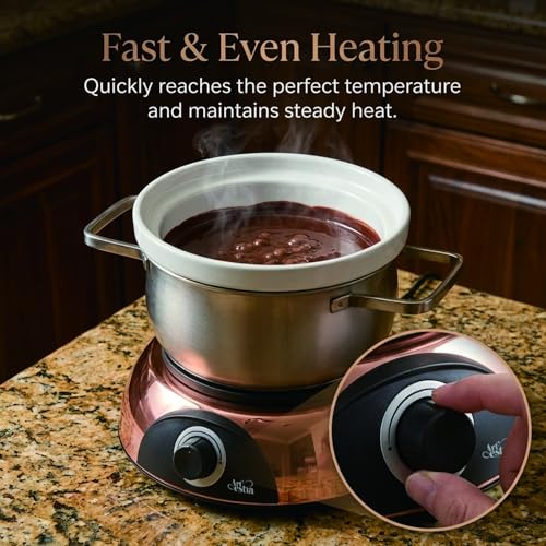 Electric Fondue Pot Set for Cheese