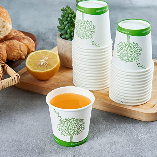500 Count 4 oz Compostable Paper Cups