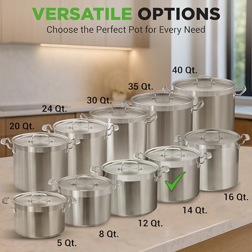 14 Quart Stock Pot with Lid