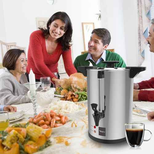 32 Cup Commercial Stainless Steel Electric Coffee Urn