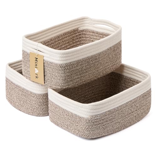 Small Storage Baskets for Organizing (3 Count)