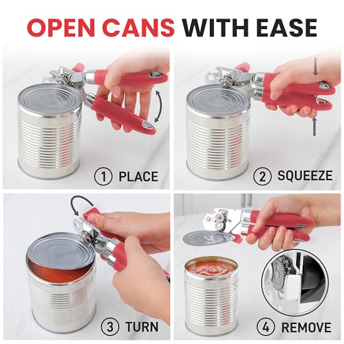 Can Opener with Large Bottle Opener