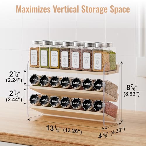 3 Tiered Spice Rack Organizer for Cabinet