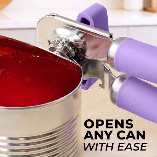 Stainless Steel Swing Open Manual Can Opener Comfortable Grip