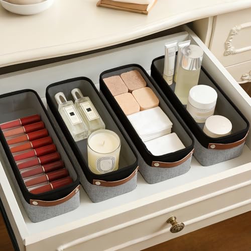Small Fabric Storage Baskets (4 Count)
