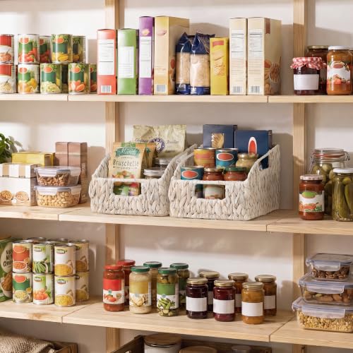 Pantry Baskets for Organizing (2 Count)