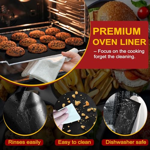 2 Pack Oven Liners for Bottom of Oven