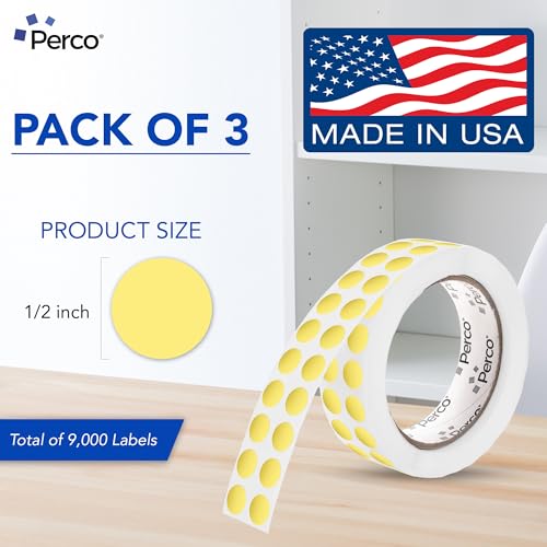 Metallic Gold Perforated Round Circle Dot Sticker 1 (3 Count)