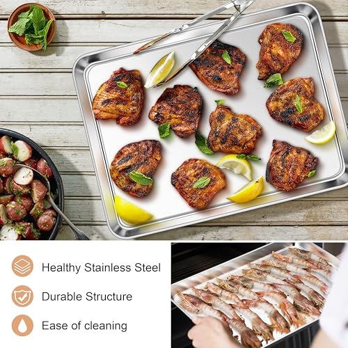Stainless Steel Baking Sheet Set of 2 (2 Count)