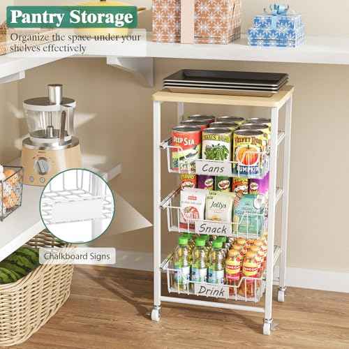 Fruit Vegetable Basket for Kitchen Pantry Storage Organizer