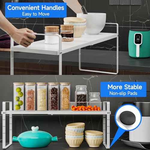 Expandable Cabinet Shelf Organizer (2 Count)