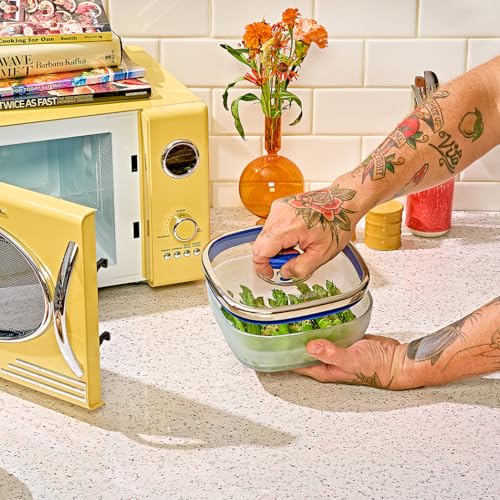 5.5 Cup Square Glass Food Storage with Lid