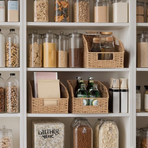 Wicker Baskets for Organizing (2 Count)