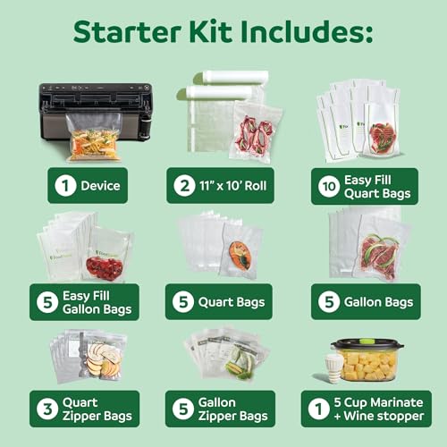 Elite All-in-One Liquid+™ Vacuum Sealer with Bags