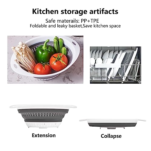 Collapsible Colander and Strainer (2 Count)