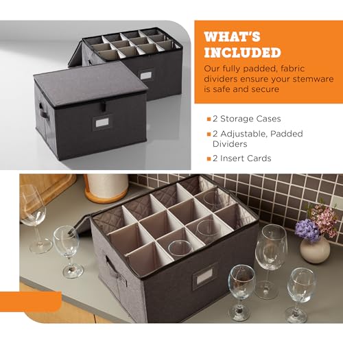 Wine Glass Storage Cases