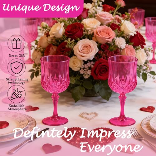 48Pack Plastic Wine Glasses (48 Count)