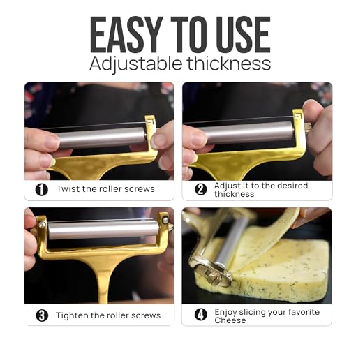 Cheese Slicer With Adjustable Thickness