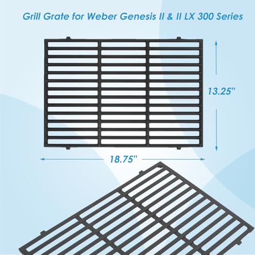 66095 18.75" Grill Grates for Weber GS4 Genesis II 300 and Genesis II LX 300 Series