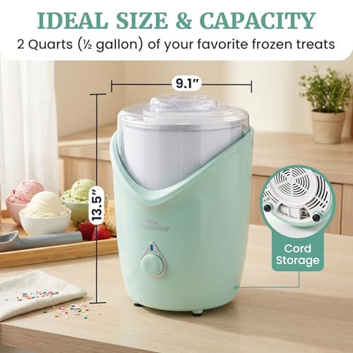 EIM263M 2Qt Automatic Electric Ice Cream Maker