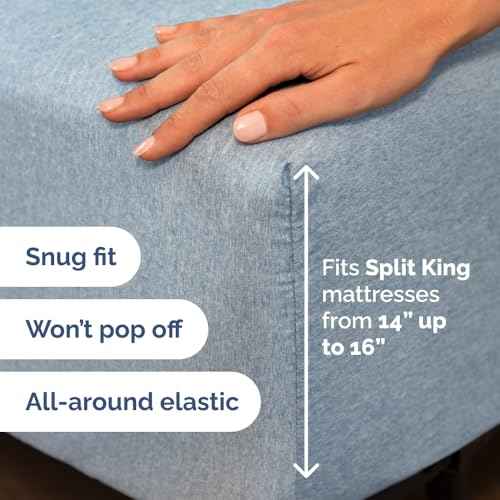 Flex Top Split Head King 4 Piece Sheet Set