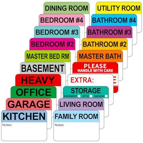 600 Writable Home Moving Stichers (600 Count)