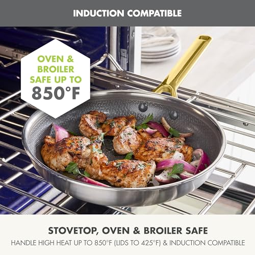 Hybrid APEX 13 Piece Stainless Steel Ceramic Nonstick Cookware Set