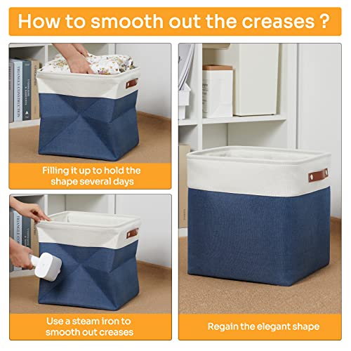 Storage Baskets for Shelves Closet Storage (4 Count)