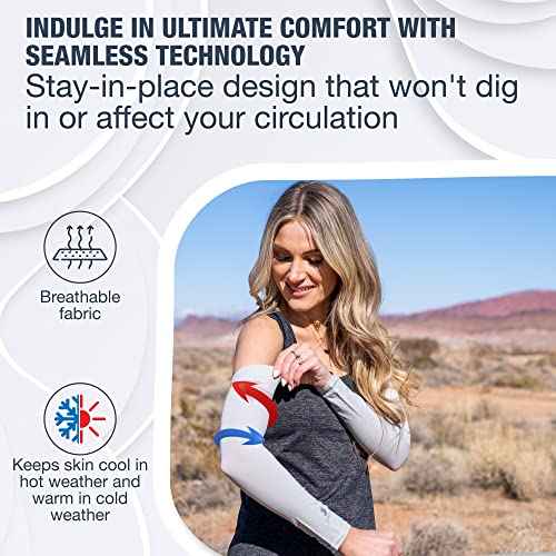 Cooling Arm Sleeves for Men & Women