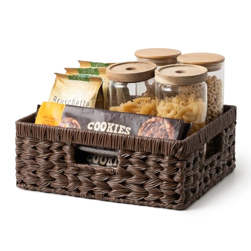 Wicker Storage Baskets for Shelves