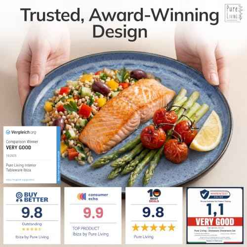 32 Piece Stoneware Dinnerware Set for 8 (32 Count)