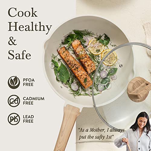 12 Inch Nonstick Deep Frying Pan with Lid