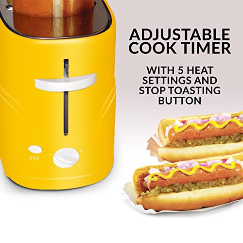 Oscar Mayer 2 Slot Hot Dog and Bun Toaster with Mini Tongs