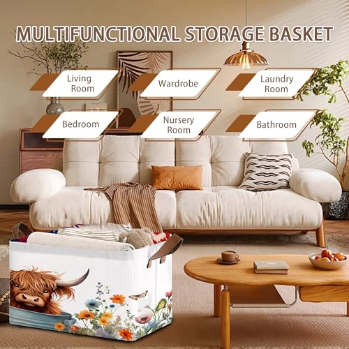 Farm Animal Storage Basket Large 17x11.5x10.5 Inche