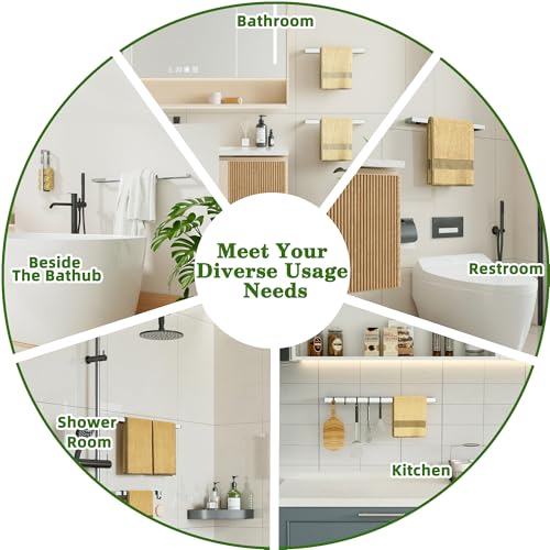 8'' Hand Towel Holder Towel Bar for Bathroom Wall Mounted