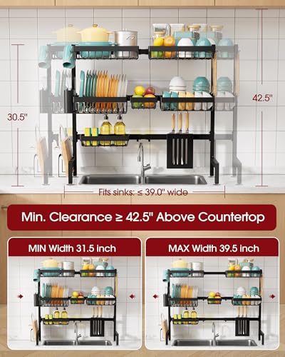 Over The Sink Dish Drying Rack